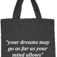 Quote Tote Bag